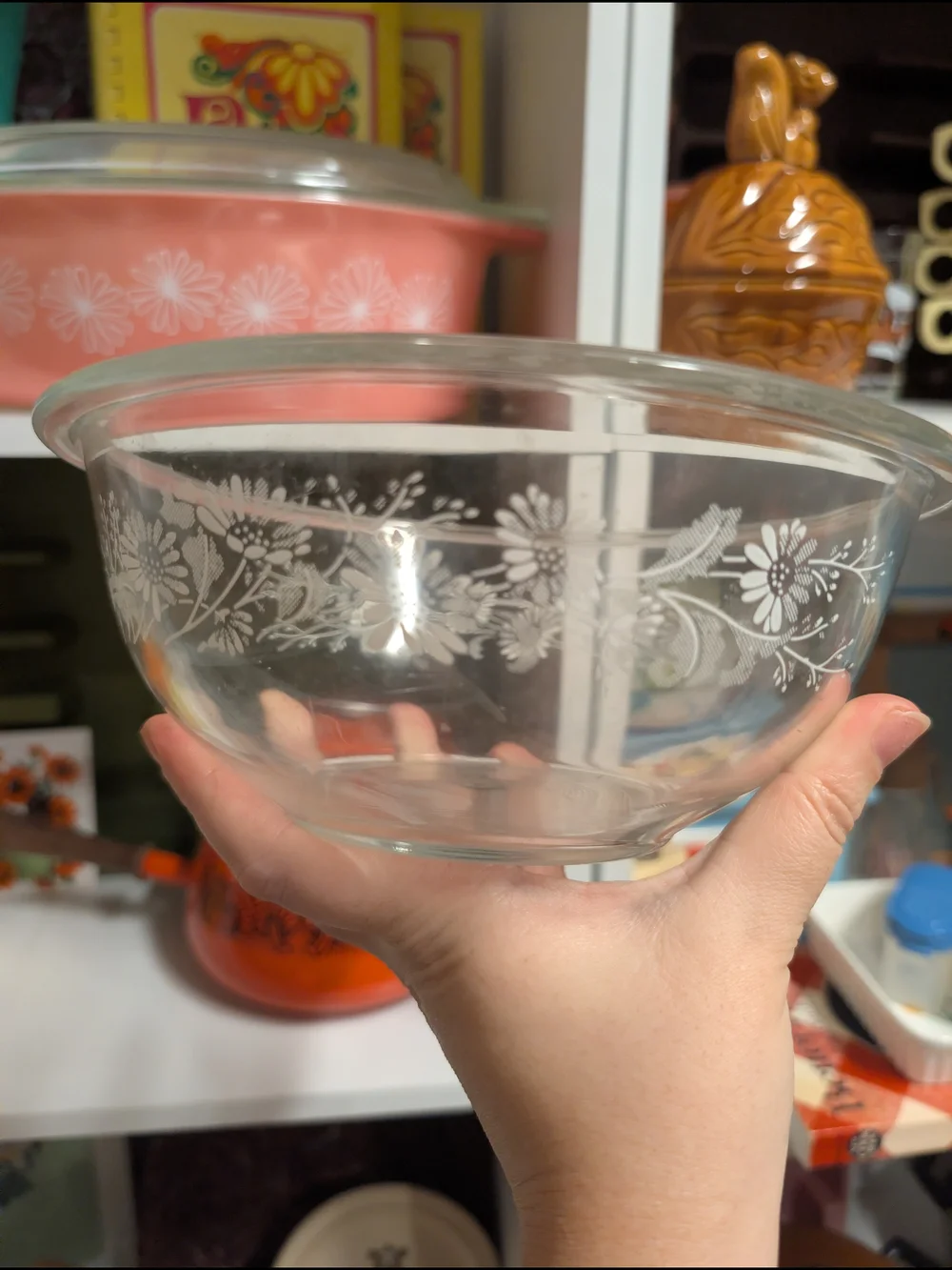 Pyrex clear glass